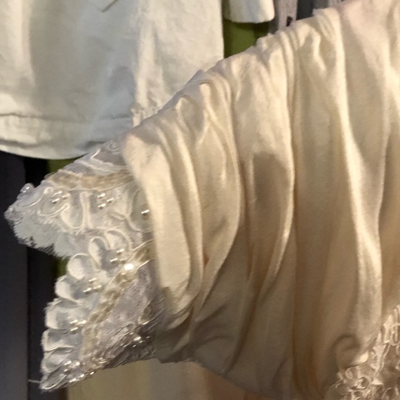 New My Fair Bride size 10 SILK Women’s Wedding Gown with alonson lace - Picture 9 of 9